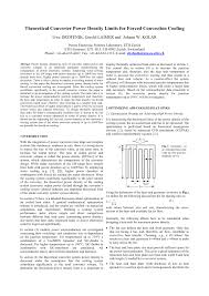 We did not find results for: Pdf Theoretical Converter Power Density Limits For Forced Convection Cooling