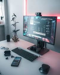 Best Ergonomic Office Chair Desk Keyboard Mouse Setup Gaming Design Modern Ideas Inspiration In 2020 Computer Desk Setup Workspace Design Game Room Design