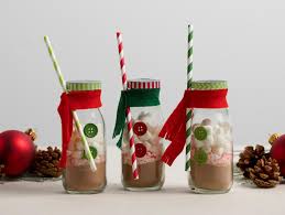 Milk Jar Snowman Hot Cocoa Gift Packaging Fun365