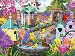 Maybe you would like to learn more about one of these? Pmarie Birds And Flowers Bird Village Crayon Set Art Exhibits Jigsaw Puzzles