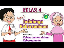 Buku tematik tema 1 kelas 2 sd berjudul hidup rukun. Kelas 4 Tema 1 Subtema 2 Pembelajaran 3 Youtube