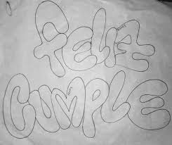 Molde Feliz Cumple Hand Lettering Alphabet Hand Lettering Alphabet Fonts Hand Lettering