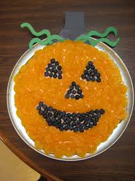 Pin By Angela Howarth On Happy Harvest Halloween Fruit Pizza Halloween Fruit Fresh Fruit Recipes