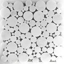 Dauertiefpreise✓ große auswahl✓ mosaik aus glas, naturstein und vielen anderen materialien im hornbach onlineshop. Mosaikfliesen Marmor Marimar Rund Weiss Poliert Tg12175m