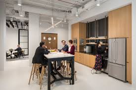 Perkins Eastman Offices Chicago Office Snapshots In 2020 With Images Break Room Cool Office Exposed Ceilings