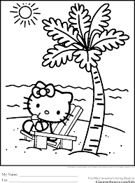 Hello Kitty Palm Tree Hello Kitty Coloring Hello Kitty Colouring Pages Hello Kitty Printables All of it in this site is free, so you can print them as many as you like.