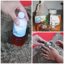 Baking Soda And Vinegar Volcano For Summer Fun