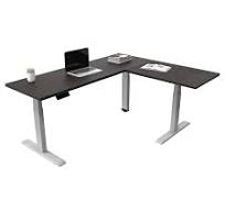 Línea Italia Escritorio Eléctrico en L Altura Programable y Ajustable con  Control Digital. Diseño Ergonómico y Moderno con Tecnología Que Brinda ...
