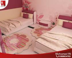 غرفة اطفال مودرن بورق حائط ثرى دى Toddler Bed Home Decor Furniture