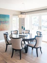 Dining Room With Black And Beige Contemporary Chairs Rustic Style Furniture Cafe Furniture Furniture