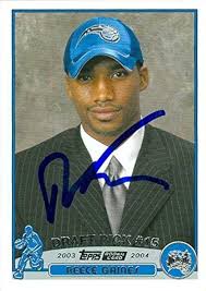 Reece Gaines autographed Basketball Card (Orlando Magic) 2003 Topps #235