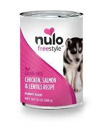 See more ideas about food animals. Nulo Freestyle Puppy Chicken Salmon Lentils Wet Dog Food 13oz Everett Wa Monroe Wa Sam S Cats Dogs Naturally