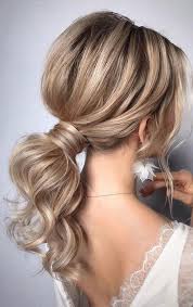 For brides, wedding hairstyles we love the trend that the classic ponytail is gracing the aisles of many weddings this season. Wedding Hairstyles Updo Wedding Estates