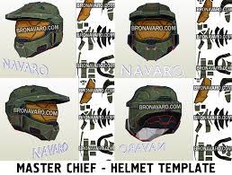 Master Chief Helmet Foam Template Halo 3 Cosplay Helmet Master Chief Helmet Pattern Halo 3 Helmet Pepakura Master Chief Cosplay Halo Cosplay Helmet