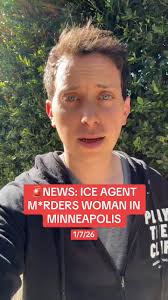 NEWS: An ICE agent has murdered a woman in Minneapolis
