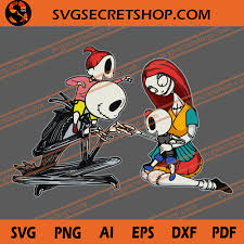 Download Family Of Nightmares Svg Sally Svg Jack Skellington Svg Nightmare Before Christmas Svg