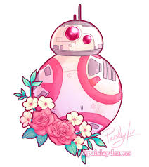 Did A Lil Kawaii Bb8 For Fun Bb8 Starwars Pastel Floral Cute Kawaii Art Illustration Paisle Star Wars Illustration Star Wars Art Star Wars Wallpaper