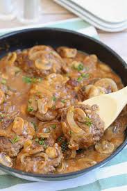 … sure to try my sous vide filet mignon and air fryer steak … Salisbury Steak With Mushroom Gravy My Organized Chaos
