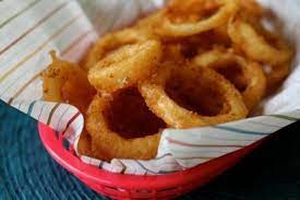 Mix the flour, baking powder, seasoned salt and pepper in a large bowl. Perfect Beer Battered Onion Rings Tasty Kitchen A Happy Recipe Community