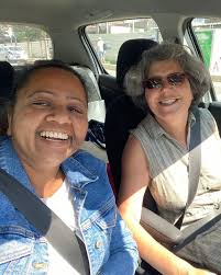 Upendra : This kind lady Laurence hosted me for few days in her house in  Montpellier. I actually got a separate apartment for myself which is next  to her house. She came