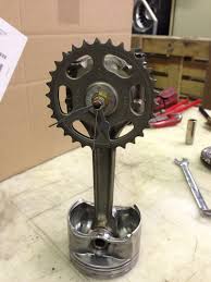Piston Con Rod Sprocket Gear Clock Automotive Decor Car Part Furniture Steampunk Decor