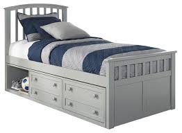 Put on a rubber glove and slip an old sock over the glove. In Stock Barrett Gray Twin Captains Bed Transitional Kids Beds By Totally Kids Fun Furniture Toys Houzz