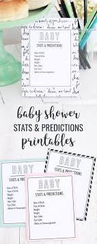 Baby shower games is one of them. Chevron Baby Shower Prediction Game Stats Coral And Gray Printable Baby Predictions Card Paper Party Supplies Party Favors Games Kromasol Com