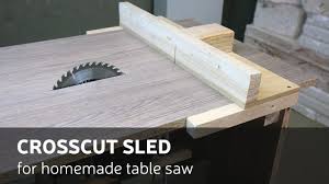 Table saw crosscut sled video summary: How To Make A Crosscut Sled For Homemade Table Saw Youtube