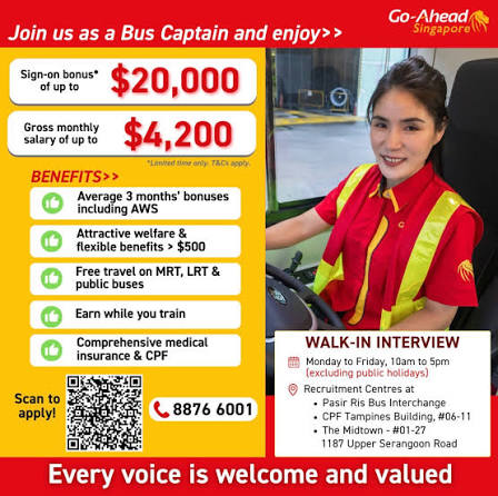 Just go interview on local bus driver | HardwareZone Forums