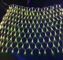 Christmas Festival Decorates LED Fishing Net Light with PVC Cable