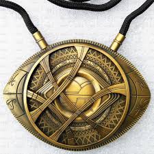 Originally a brilliant, although arrogant, neurosurgeon, strange got into a car accident which resulted with his hands becoming crippled. Doctor Strange Necklace Eye Of Agamotto Amulet Antique Bronze Pendant Long Necklace Eye Of Agamotto Cosplay Necklace Doctor Strange