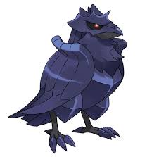 Black And White Bird Pokemon Name Corviknight Flying Steel Pokemon Sword Shield Pokemon Art Pokemon Pokemon Teams