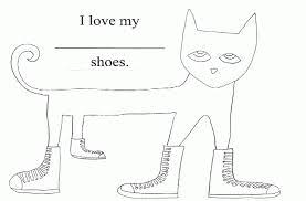 Color these to match your ideal school shoes. Learning Pete The Cat Coloring Page Free Printable Coloring Pages Coloring Home
