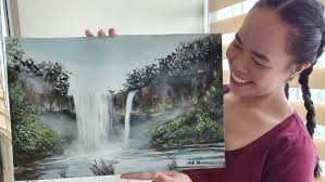 Lavender Fields/ Acrylic Painting Tutorial by Cheryl Navarro