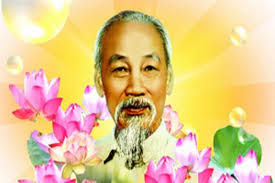 Bác Hồ với hoa sen