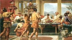 Roman dinner parties weren't any different. Roman Feast 2 Early Church History
