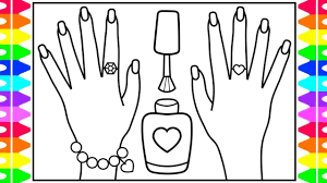 The best part about this color is that you can. Nail Polish Coloring Pages Printable Nails For Kids Kids Nail Designs Kids Nail Polish