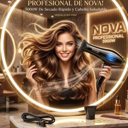 💨 BLOWER NOVA PROFESIONAL Seca, da volumen y deja tu cabello como recién  salido del salón desde tu casa. ✨ Beneficios ✓ Secado rápido ✓ Potente  flujo de aire ✓ Ligero y