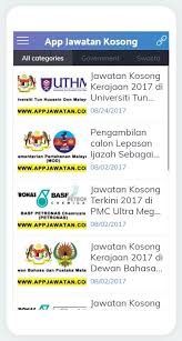 Pengambilan jawatan kosong ini telah dibuka kepada seluruh warganegara malaysia yang berminat dengan jawatan kosong tertera. Appjawatan For Android Apk Download