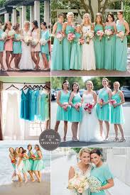 Depending On The Style You Want Why Not Try Stark White Bouquets As It Will Re Summer Bridesmaid Dresses Turquoise Bridesmaid Dresses Mint Bridesmaid Dresses