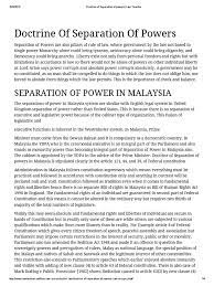 How the american system of separation of powers through checks and balances ensures that no branch of government grows too powerful. Doctrine Of Separation Of Powers Law Teacher Separation Of Powers United States Constitution