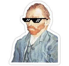 Clairestag Stickers Vincent Sticker Apparel Artwork Cases Phone Thug This Also Gogh More Buy Van Thug Cikartma Doodle Desenleri Vincent Van Gogh