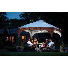 Amazon Com Coleman Instant Pop Up Canopy Tent And Sun Shelter With Led Lighting 10 X 10 Feet Sports Outdoors Canopy Outdoor Outdoor Outdoor Canopy Lights
