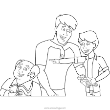 Henry danger is brought to you by the creator of game shakers, sam & cat, icarly, victorious and drake & josh! Henry Danger Coloring Pages Kid Danger Characters Xcolorings Com
