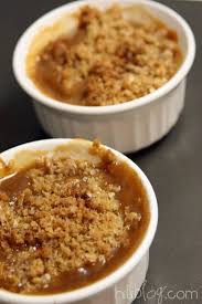 Ramekin Apple Crumbles Food How Sweet Eats Caramel Apple Crisp