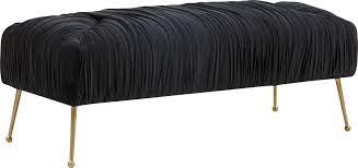 Shop for accent side chairs online at target. Black Upholstered Benches Accent Benches