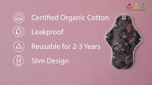 Reusable sanitary pads available in 4 sizes: Hannahpad New Zealand