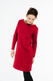 Frauen Rotes Kleid Hochzeit Gastekleid Elegantes Kleid Weihnachtskleid Schleife Kleid Formelle Kleid Langarm Kleid Minimalistische Kleidung Lo Minimalistische Kleidung Elegante Kleider Langarm Kleid