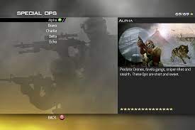 One for getting to wave 15 on all maps (minus dlc), and one for getting 3 stars on every spec ops mission (again, minus dlc). What Happened To The Spec Ops Missions Remember Clearing The Oil Rig Breaching The Doors Covering Your Friend In The Ac130 Or Chopper Gunner Sniping In Chernobyl Trying To Beat Your Best