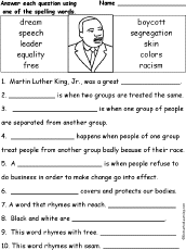 Has touched all of our lives. Martin Luther King Jr Enchantedlearning Com
